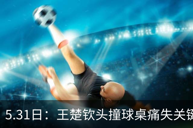 5.31日：王楚钦头撞球桌痛失关键分，樊振东低头擦汗稳拿胜利